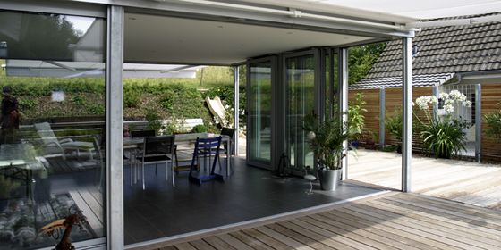 Schiebeanlagen aus Aluminium Typ SunParadise® ,monoslide - Brütsch AG in Schaffhausen 3